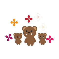 teddy bear vector illustration of a type of toy made to resemble a bear
