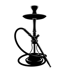 Hookah shisha waterpipe isolated on white background