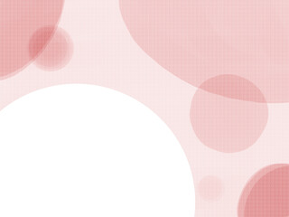 水彩で描いたピンクのフレームイラスト