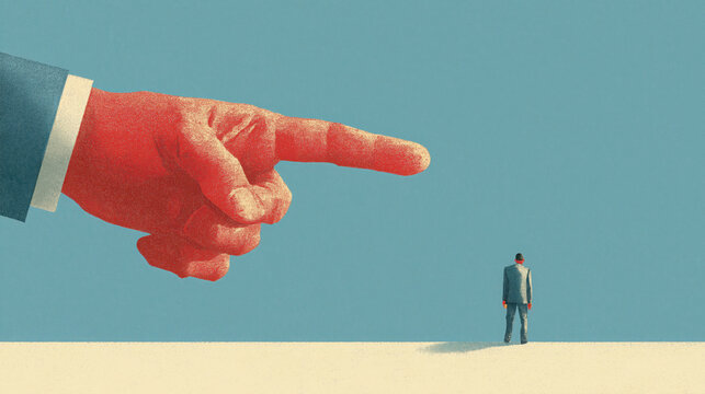 authoritarian, dictator, dictatorship, bully, finger, directive, leader, toxic culture, boss