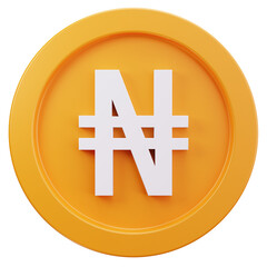 Obraz premium Nigerian Naira Coin