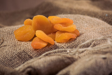  Dried Apricots on White Background – Isolated Healthy Snack