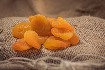  Dried Apricots on White Background – Isolated Healthy Snack