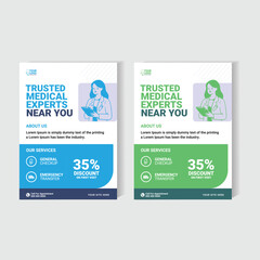 Modern Medical Flyer Template | Healthcare Promotion | 35% Discount Offer