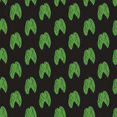 vector colorful leaves pattern design, seamless pattern of leaves