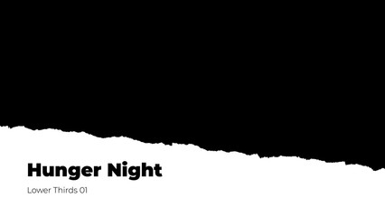 Ripped Paper Lower Third 01