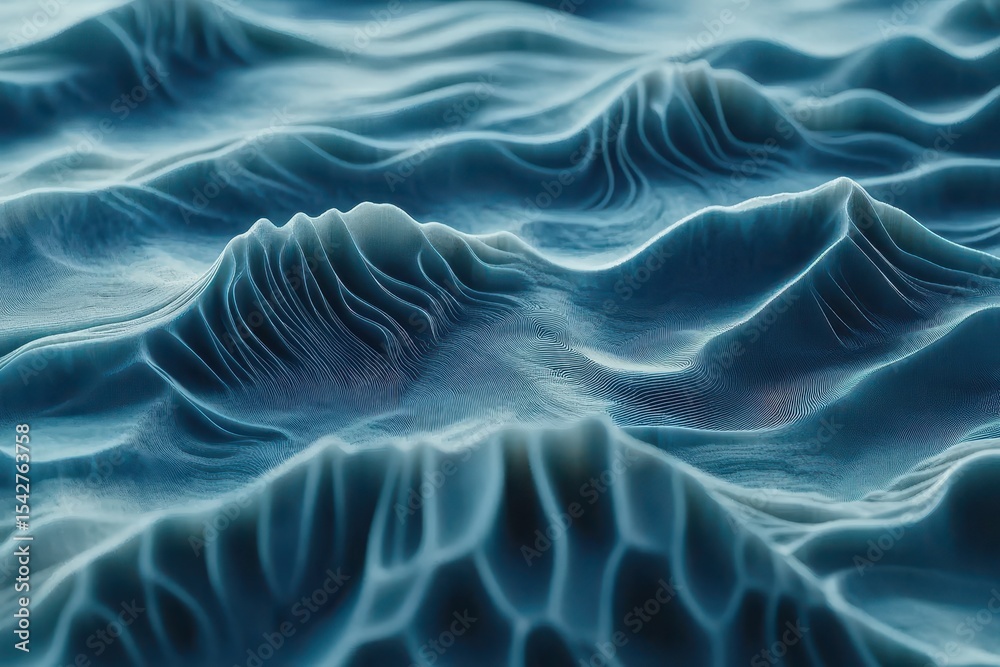 Poster blue wavy line abstract motion background with smooth flowing patterns and textures, blue wavy line 