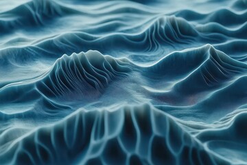 Blue wavy line abstract motion background with smooth flowing patterns and textures, Blue wavy line Abstract motion background seamless