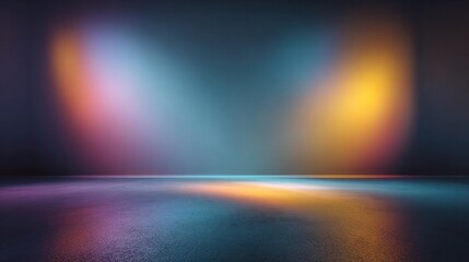 Abstract minimalist surface in gradient tones, blending art and functionality