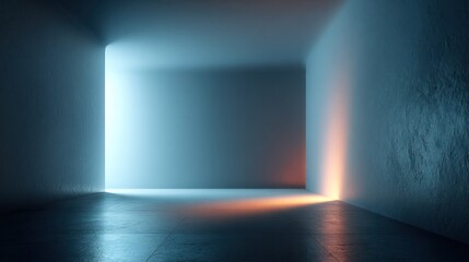 Contemporary gradient layout on smooth surface, emphasizing clarity and simplicity