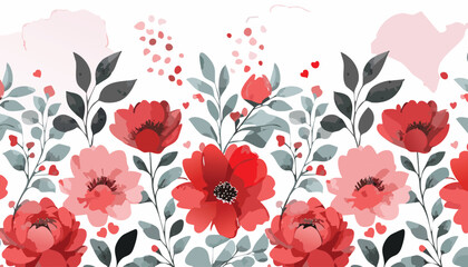 red and black flower samless pattern,backgrounds, textile, floral pattern, illustration, beauty, design, flower, pattern, red, seamless pattern, vector, black color, gold colored, creativity, curve, 