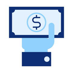 Hand Holding a Dollar Bill