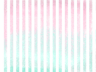 クレヨン風涼しげストライプ（ピンク・ブルー）