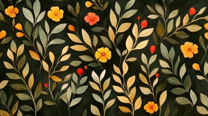 Floral pattern design