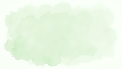 Obraz premium Muted sage green watercolor wash with natural brush textures and organic flow, ideal for eco-friendly themes, wellness design, and calm branding aesthetics.