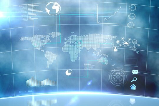Futuristic technology interface