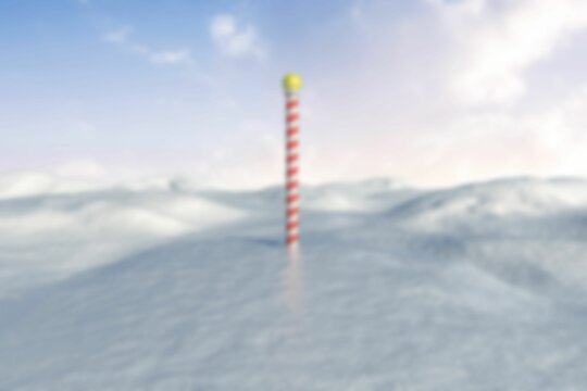 Fototapeta Blurry north pole landscape