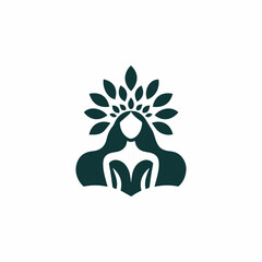 Nature goddess logo