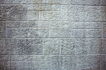 Grey brick wall background