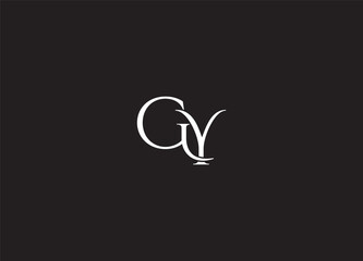 GY creative initial logo design and letter logo