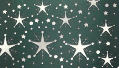 Snowflake wallpaper pattern