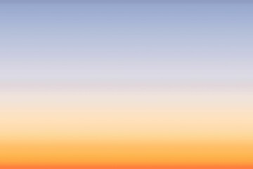 Obraz premium Beautiful orange and blue sky