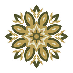 Decorative Floral Mandala Design