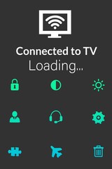 Composite image of various computer icons
