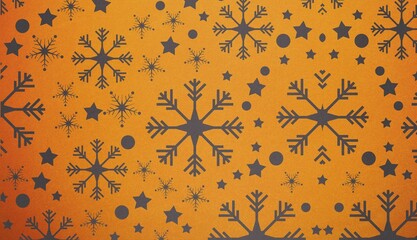 Snowflake wallpaper pattern