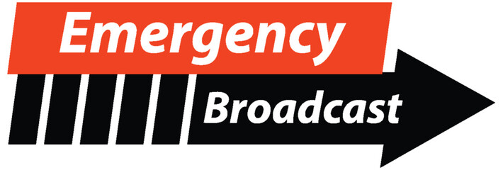 Emergency Broadcast Alert Vector Illustration