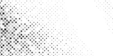 Modern dotted gradient texture. Vanishing polka dot background. Repeating dots vector