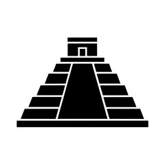 Chichen Itza Icon Vector with Flat and Clean Look