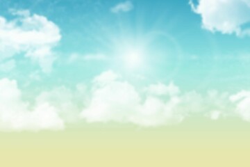 Low angle view of sun against sky © vectorfusionart