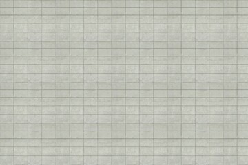 Concrete tile panels are forming uniform grid in flat design with tonal variations, copy space
