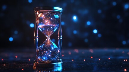 fictional hourglass not tell the time but count the time