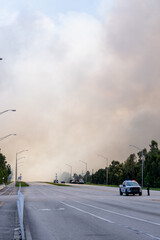 Fire in Miami at Chrome and SW 8th Street