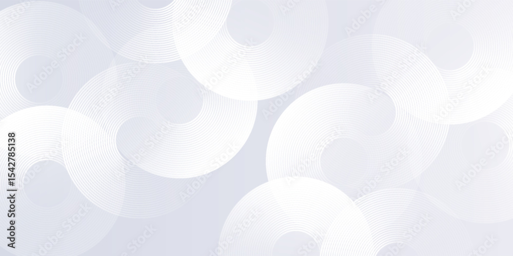 Poster abstract lines grey background with dynamic circle lines modern abstract art simple