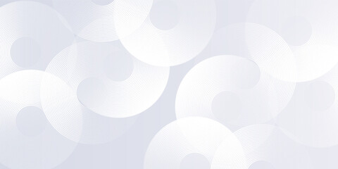 Abstract lines grey background with dynamic circle lines modern abstract art simple