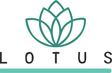 Lotus Flower Logo Inspirations design template , vector Illustration
