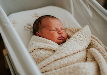 newborn baby child sleeping peaceful sleep