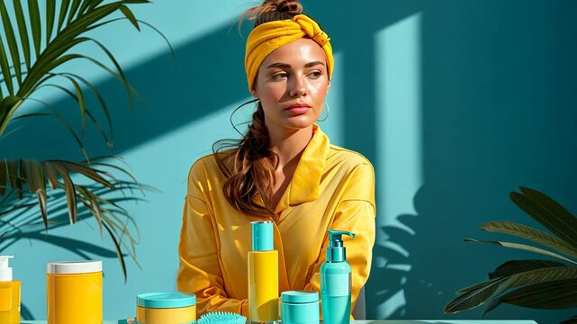 morning freshness and self-care