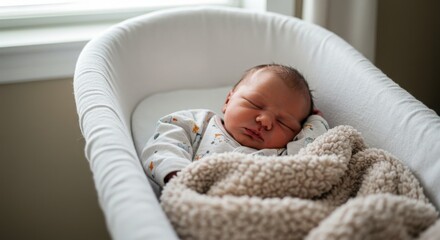 newborn baby child sleeping peaceful sleep