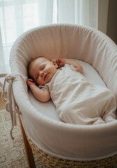newborn baby child sleeping peaceful sleep