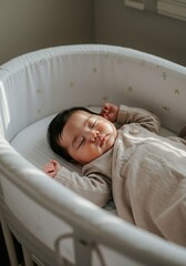 newborn baby child sleeping peaceful sleep