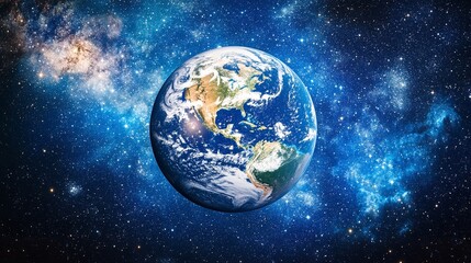 Earth from space view wallpaper background hd planet galaxy stars universe astronomy cosmos exploration silhouette