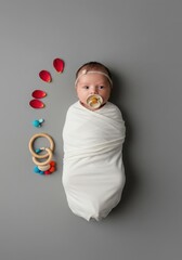 newborn baby child sleeping peaceful sleep