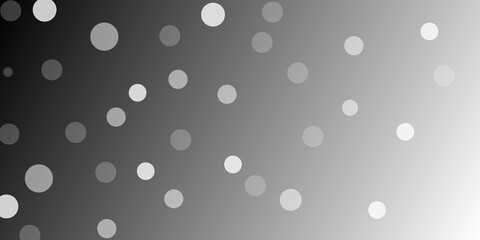 Beautiful colored illustration with blurred bubble on gradient background. A gradient background with polka dots