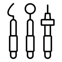 Dental Probe Icon