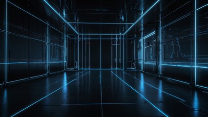 Minimal Digital Podium - Futuristic Stage for Product Showcase