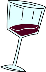 Hand Drawn Doodle of Grapes, Wine Bottles, Glasses, Corkscrews and Barrels – Winery and Vineyard Themed Vector Set